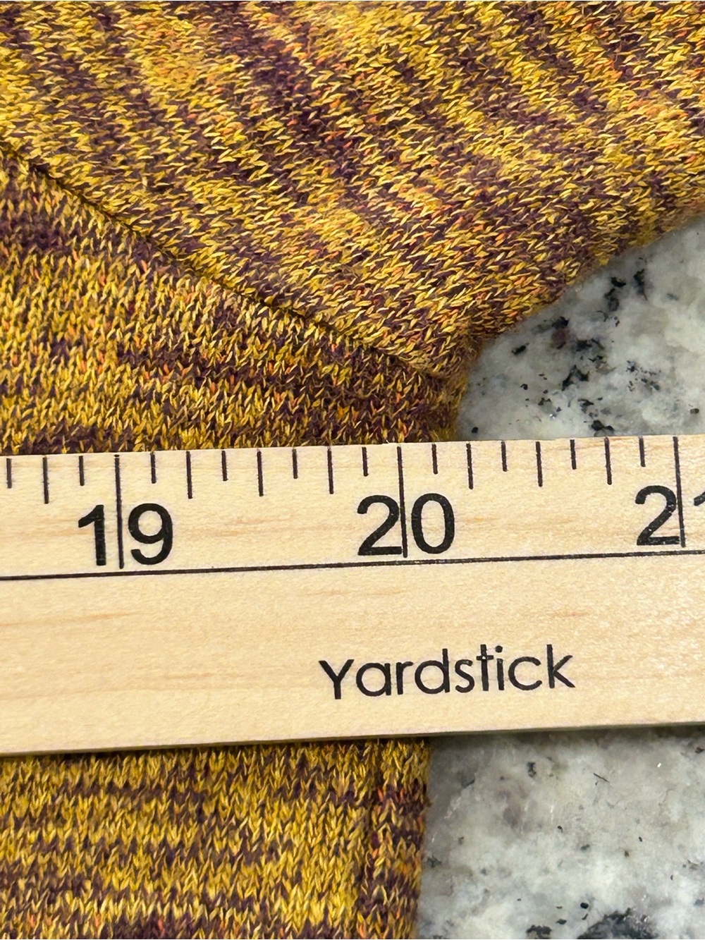 Scotch & Soda Men's Marled Mustard Crewneck Sweater Mélange Texture Men’s M - Picture 9 of 9